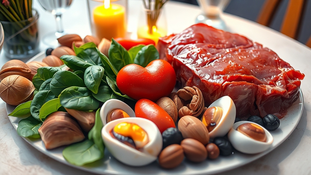 빈혈에 좋은 음식 9가지 공개 (watercolor 스타일)