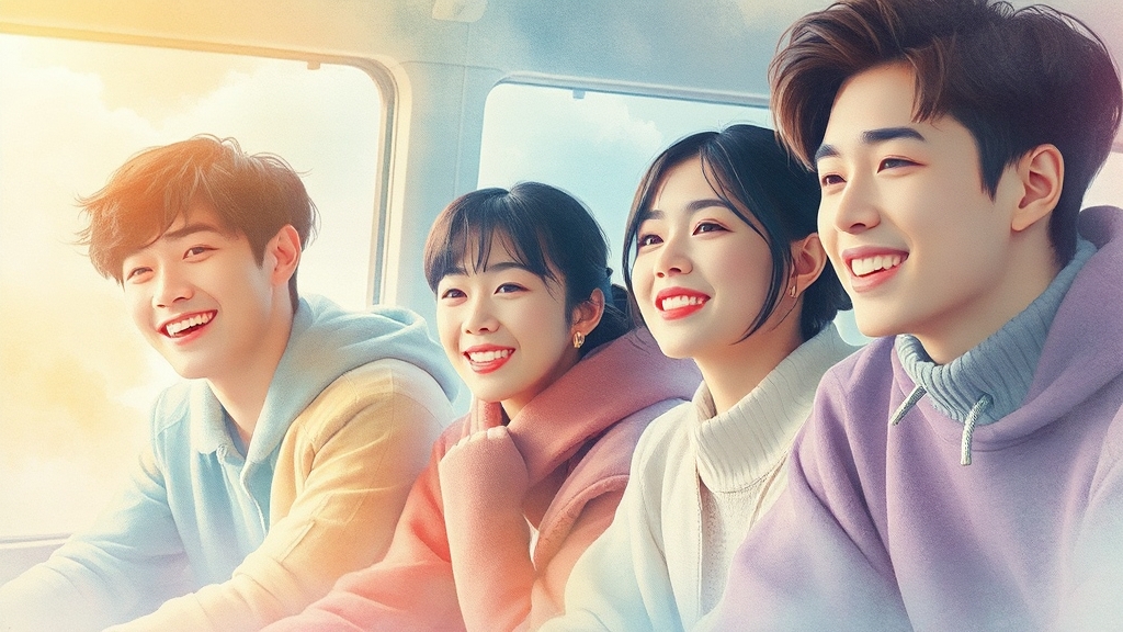 매력적인 등장인물 (watercolor 스타일)