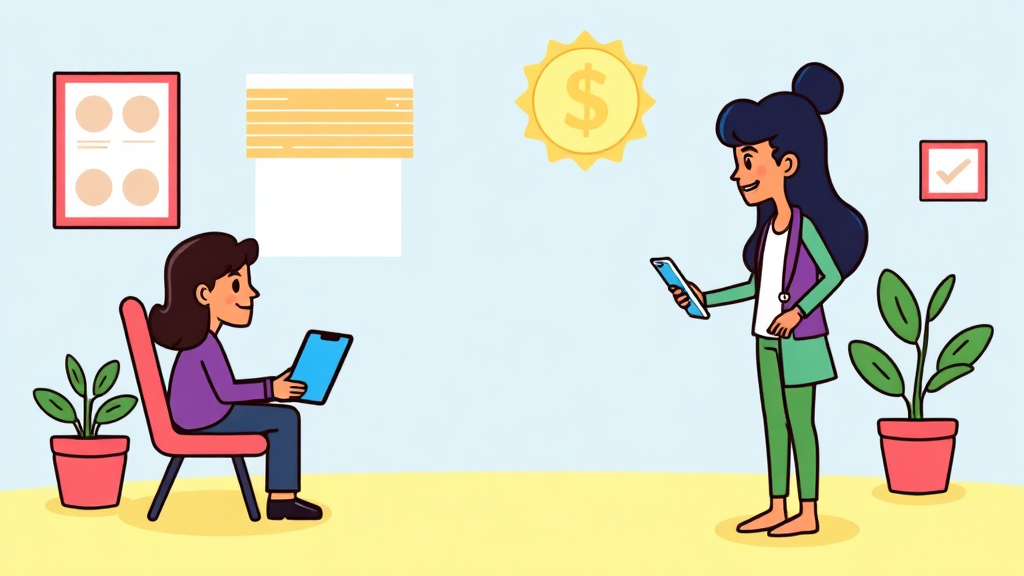 건강보험 환급금 조회 및 신청 방법 (cartoon 스타일)