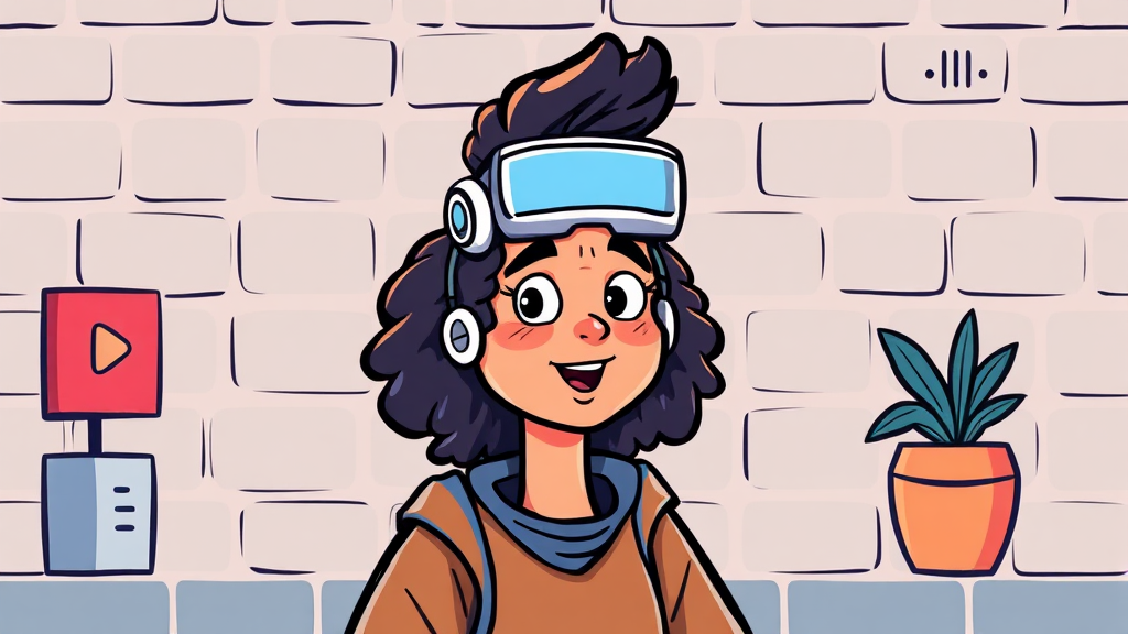 AI 부업 현실: 어려움과 기회 (cartoon 스타일)