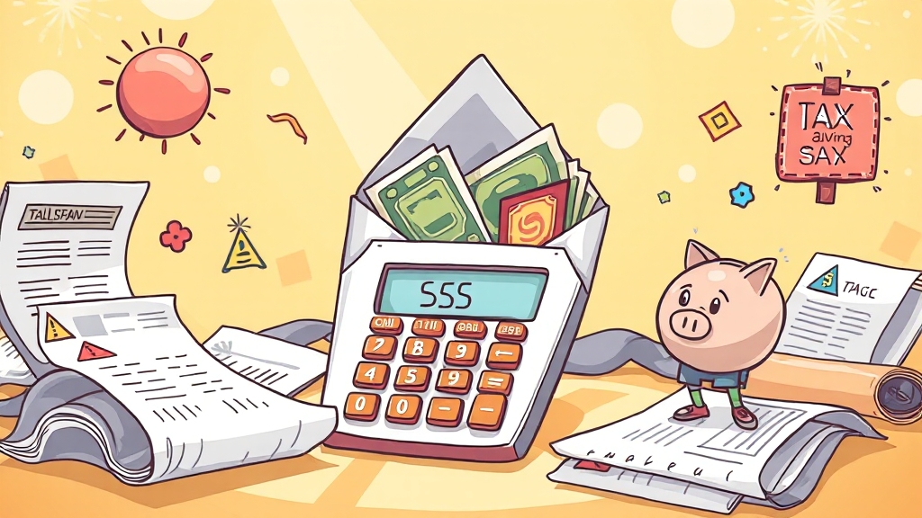 세금 환급, 절차와 주의사항을 확인하세요! (cartoon 스타일)