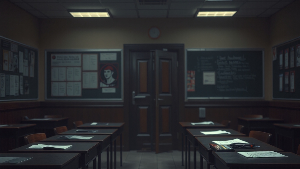 학폭, 대입 불이익 현실 (realistic 스타일)