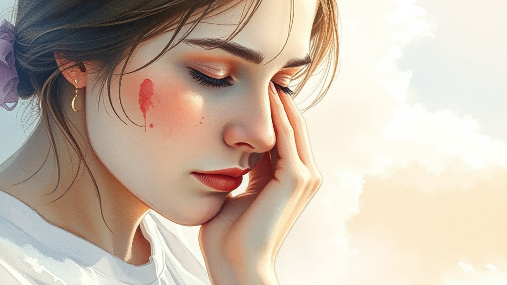 빈혈이란 무엇일까요? (watercolor 스타일)