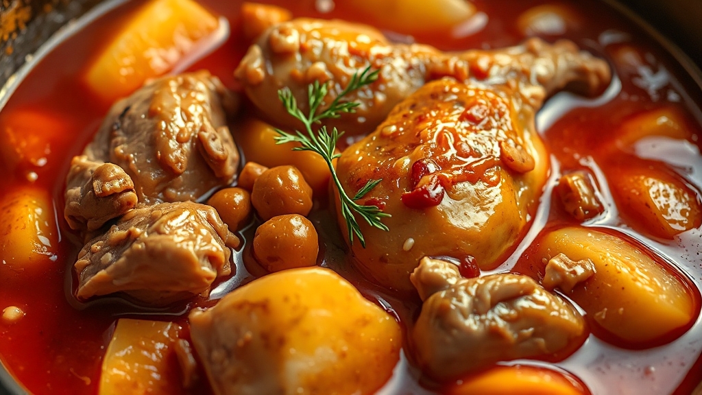 닭볶음탕, 맛의 핵심은? (realistic 스타일)