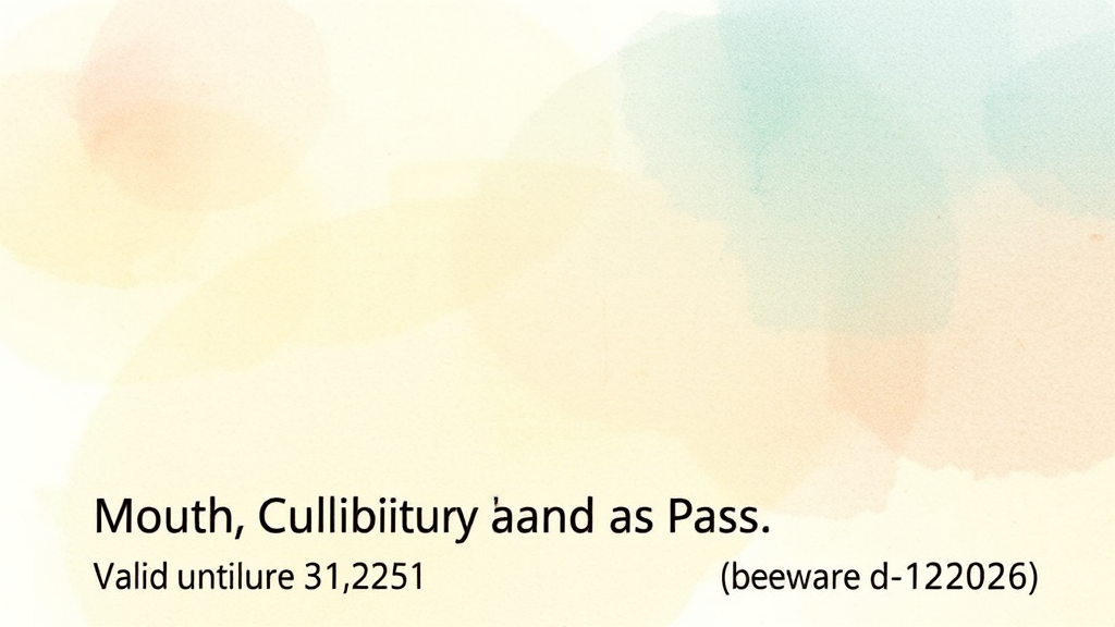 주의해야 할 점: 사용 기간, 환수 규정 및 유의 사항 (watercolor 스타일)