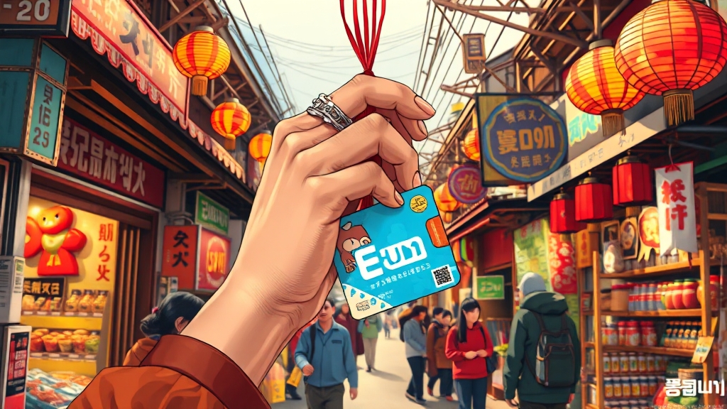 e음카드 사용처: 똑똑하게 쓰는 법 (illustration 스타일)