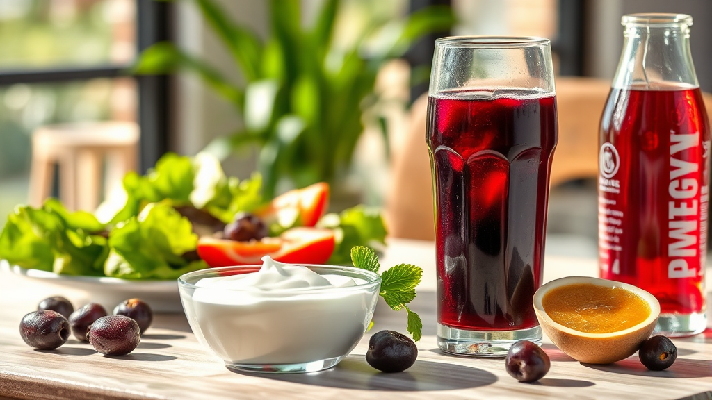 푸룬 주스, 맛있게 즐기는 활용 팁 (realistic 스타일)