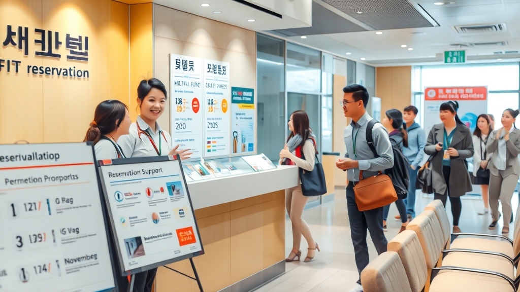 진료 예약 및 비용 절약 팁 (realistic 스타일)