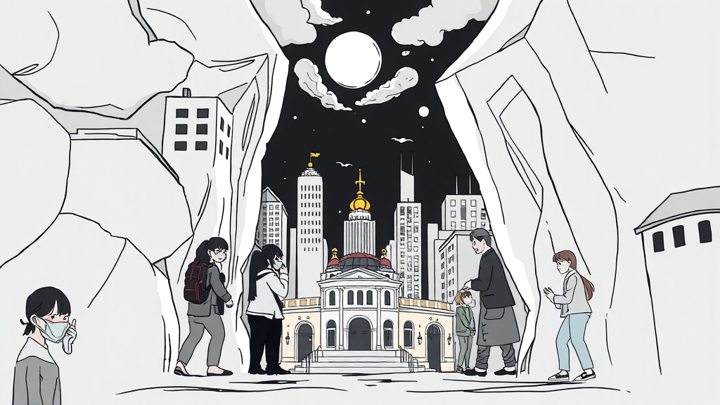 국민 반응 및 정치권 비판 (illustration 스타일)