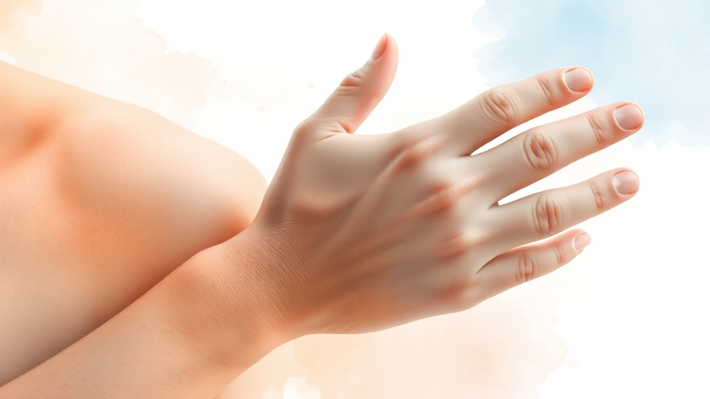 손 저림, 왜 나타날까? (watercolor 스타일)