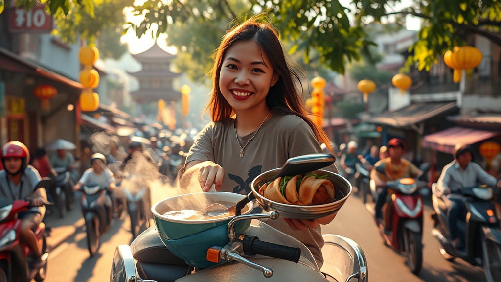 하노이 한 달: 잊지 못할 추억 (realistic 스타일)