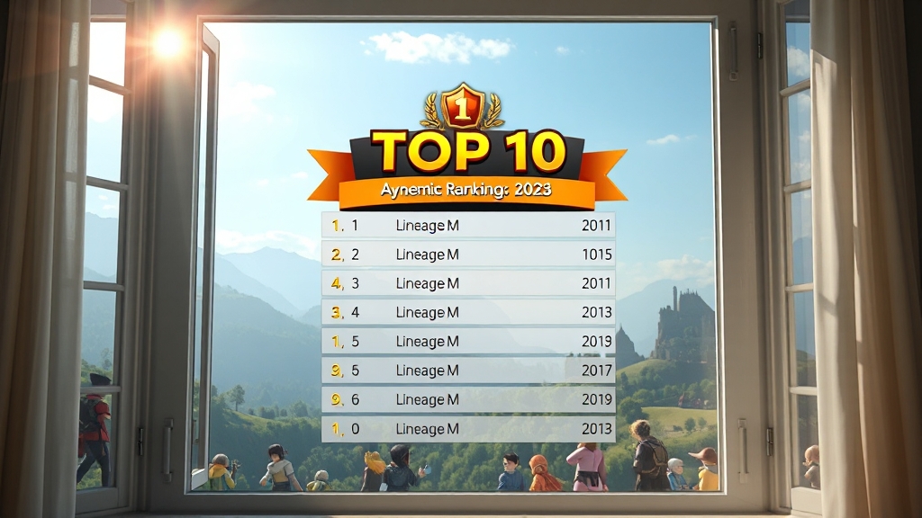 TOP 10: 놓치면 후회할 게임 (realistic 스타일)