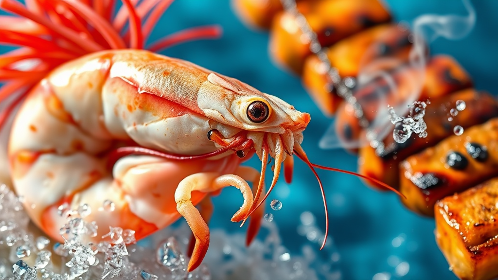 속초 새우 맛집 메뉴 및 가격 정보 (realistic 스타일)