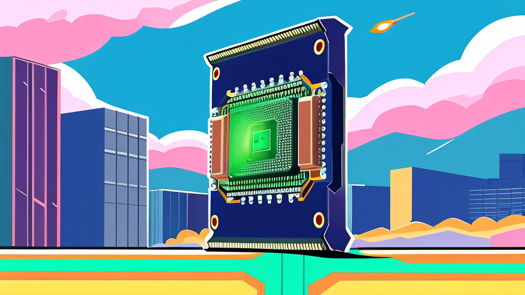 SK하이닉스, 70% 영업이익률 도전의 의미 (cartoon 스타일)