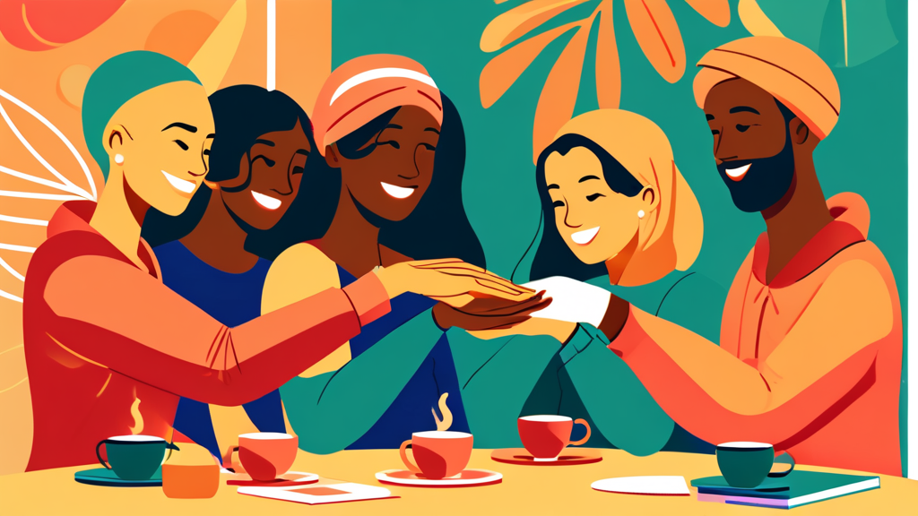 통합돌봄 서비스, 이것만은 꼭 알아두세요! (illustration 스타일)