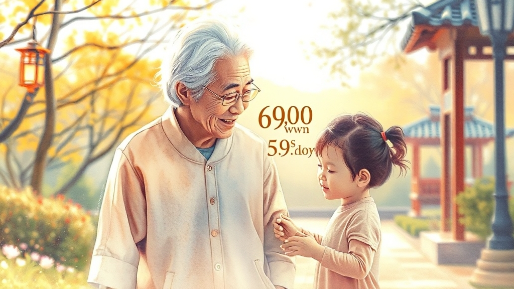 기초연금 69만원, 수급 조건은? (watercolor 스타일)