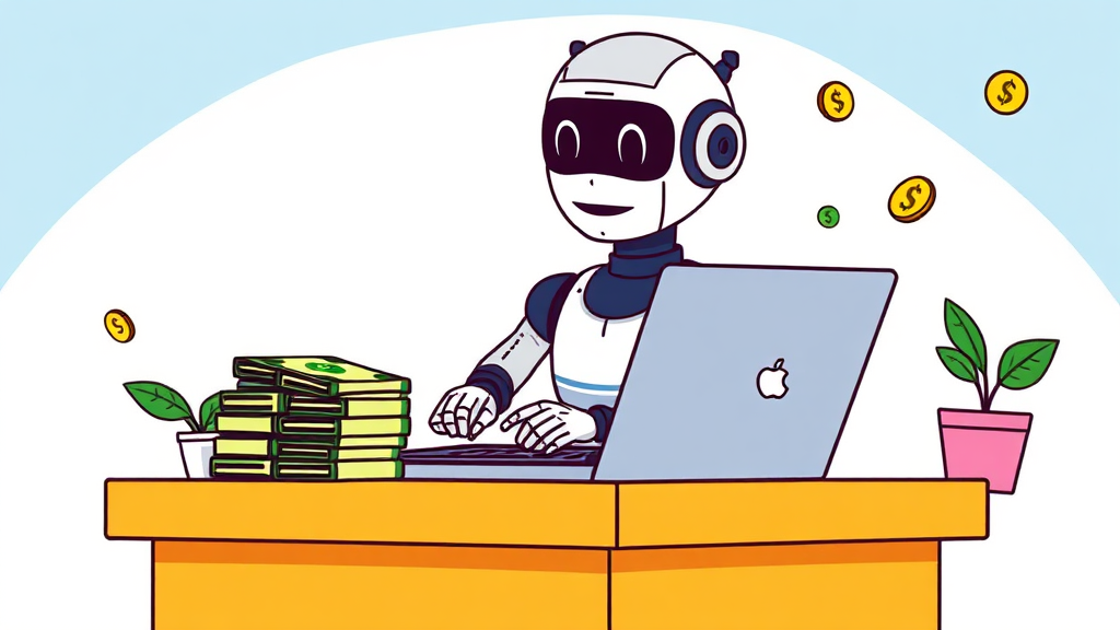 AI 부업이란 무엇일까요? (cartoon 스타일)