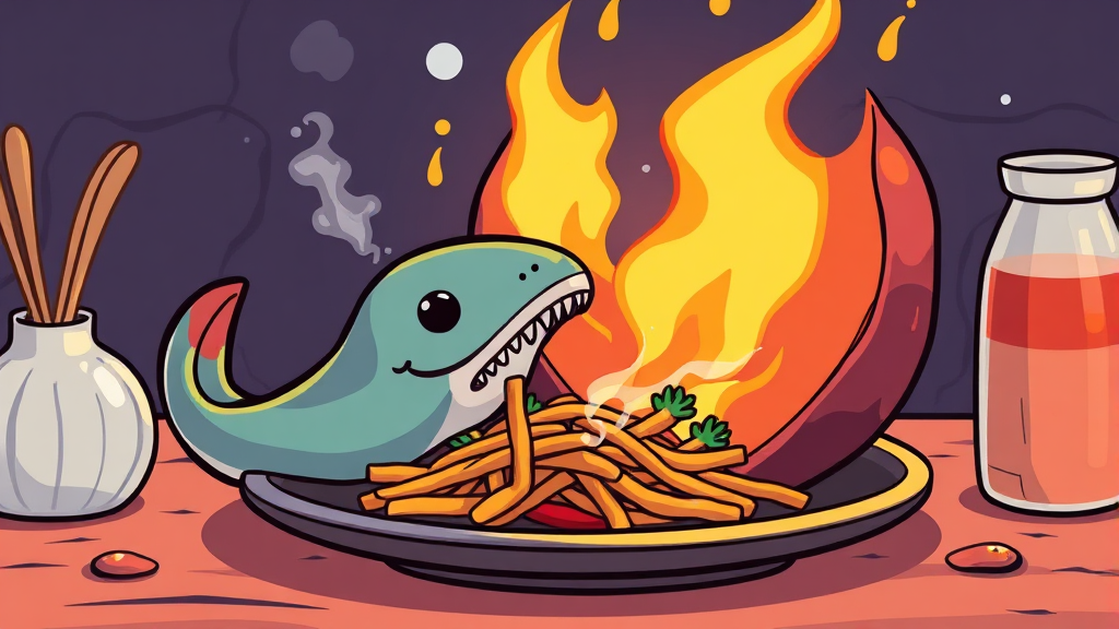 마, 왜 이렇게 몸에 좋을까? (cartoon 스타일)