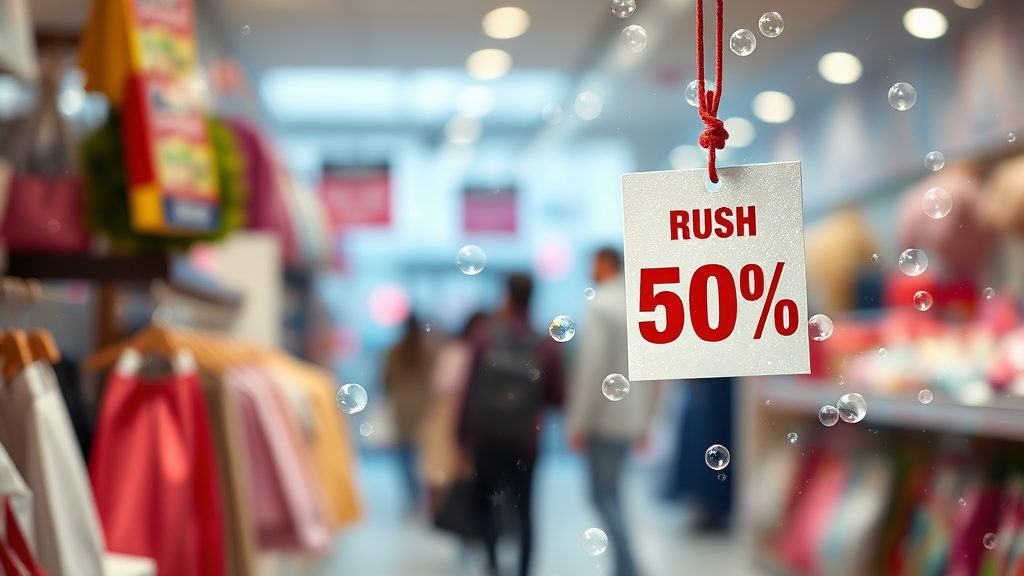 할인 품목 & 정보 총정리 (realistic 스타일)