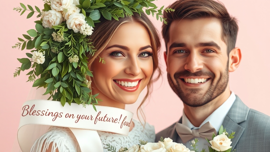 결혼식 화환 문구 가이드 (realistic 스타일)