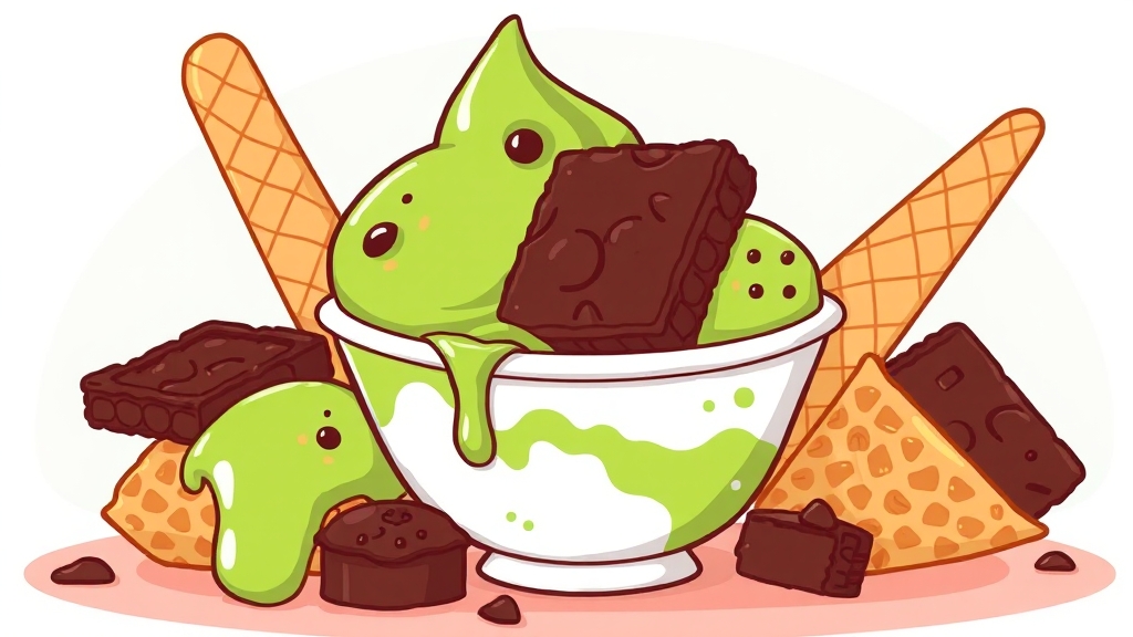 다른 맛 조합 추천 (cartoon 스타일)