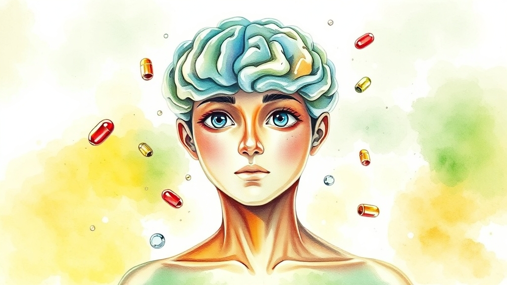 오메가3, 왜 중요할까? (watercolor 스타일)