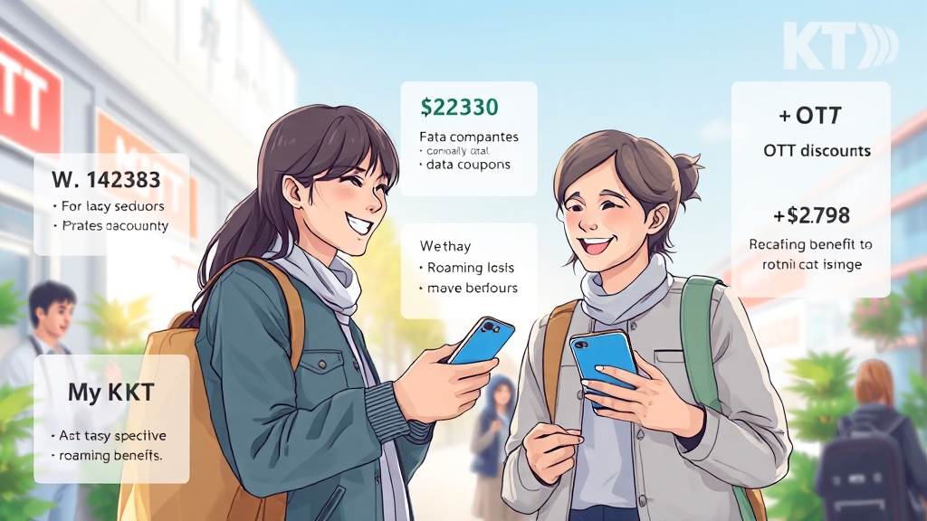 데이터 & 로밍 혜택 (realistic 스타일)