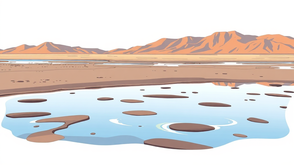 용머리해안 관람 후기 및 포토존 정보 (illustration 스타일)