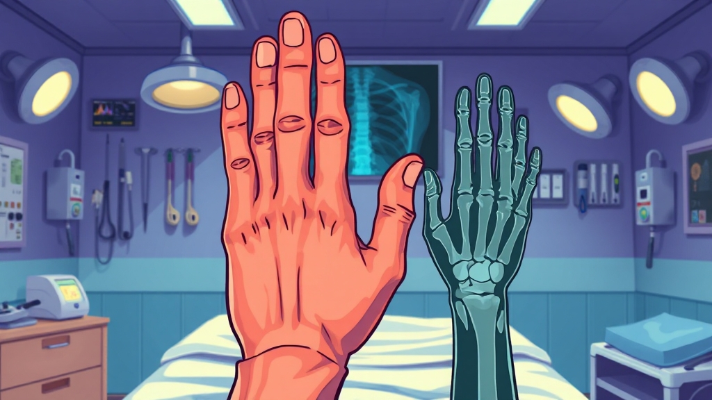 언제 병원 가야 할까요? (cartoon 스타일)