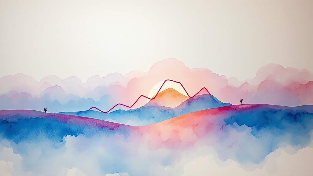 테슬라 관련 주요 기술주 및 시장 동향 (watercolor 스타일)