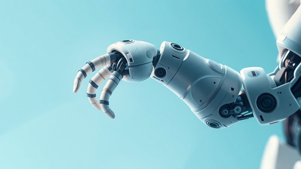 로봇 산업 성장과 에스피지의 역할 (watercolor 스타일)