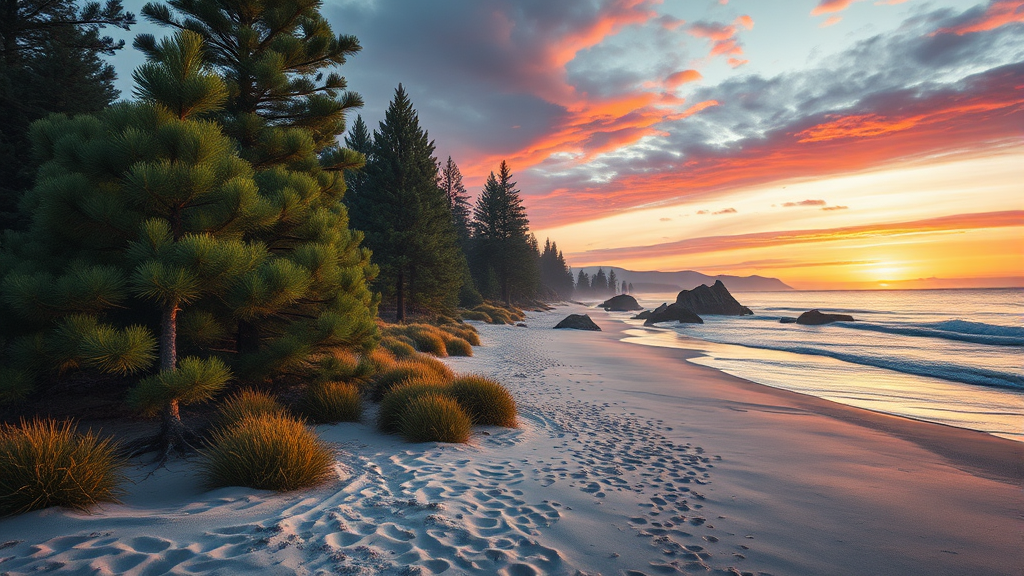 동화 같은 풍경 속 추억 만들기 (realistic 스타일)