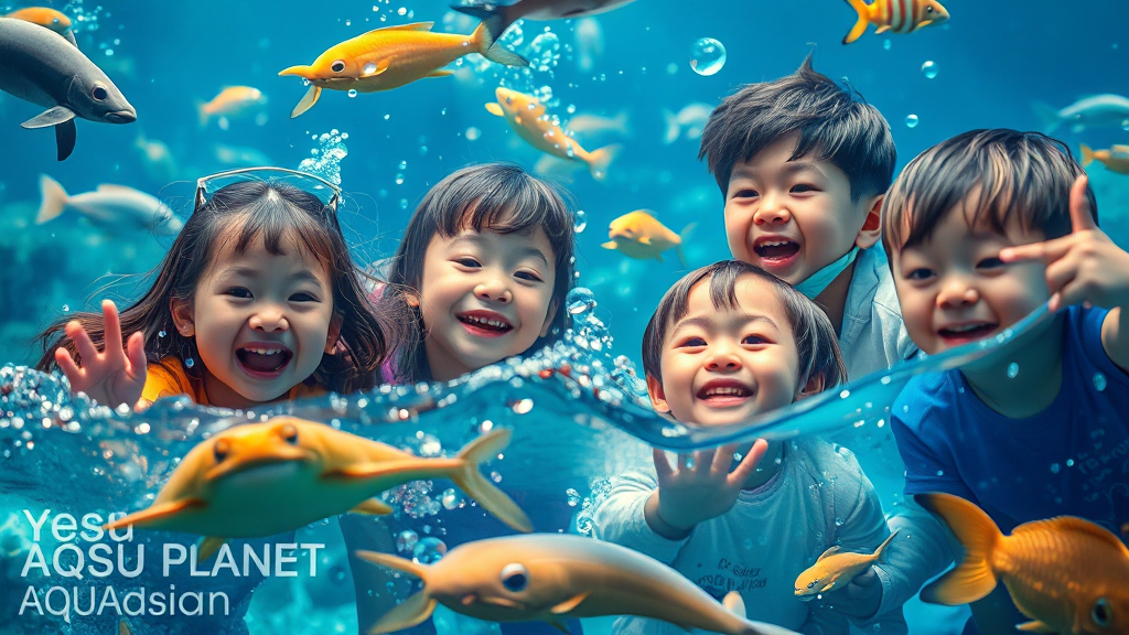 여수 아쿠아플라넷, 최고의 선택! (realistic 스타일)