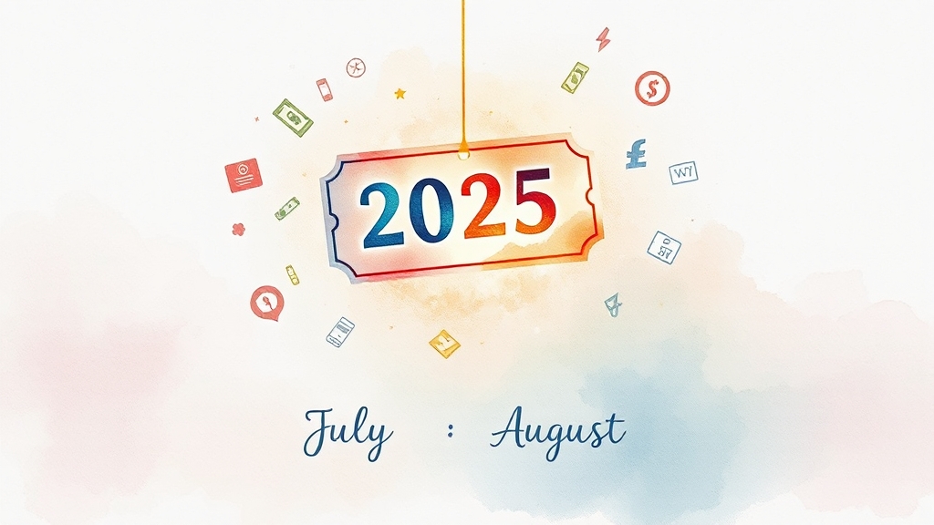 소비쿠폰, 언제 지급되고 어떻게 받을 수 있나요? (watercolor 스타일)