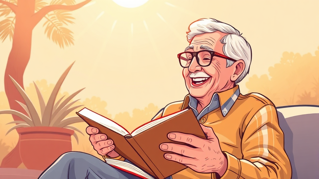 시니어 일자리란? (illustration 스타일)