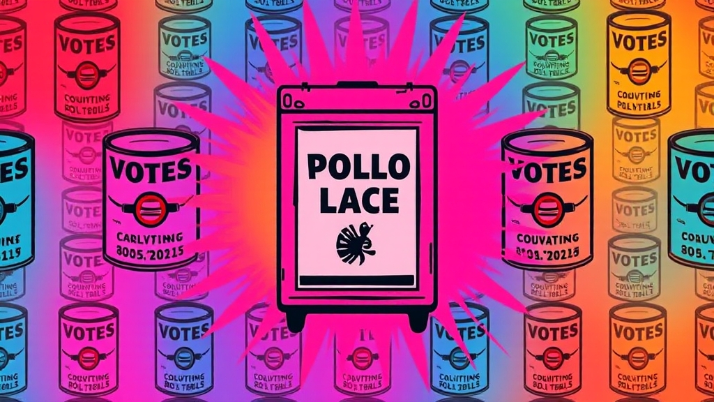 2025 대선 사전투표 완벽 가이드 3 사전투표, 언제 어디서? (popart 스타일)