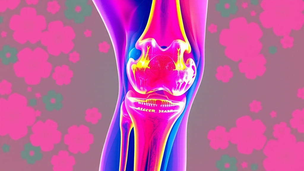 관절염 원인과 증상 (popart 스타일)