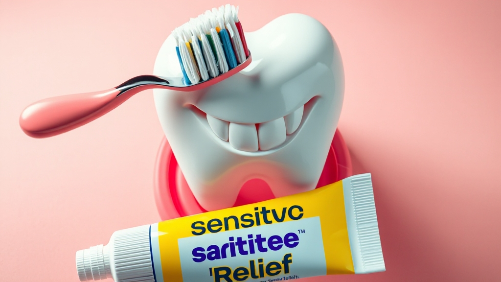 전문가 추천 민감성 치아 관리 (popart 스타일)