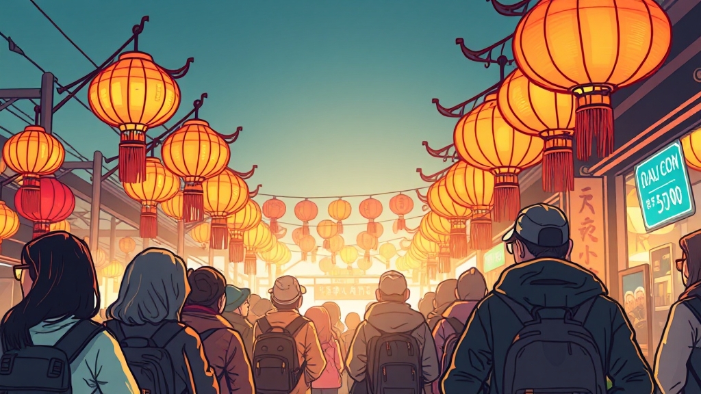 축제 먹거리 가격, 현장 상황은? (illustration 스타일)