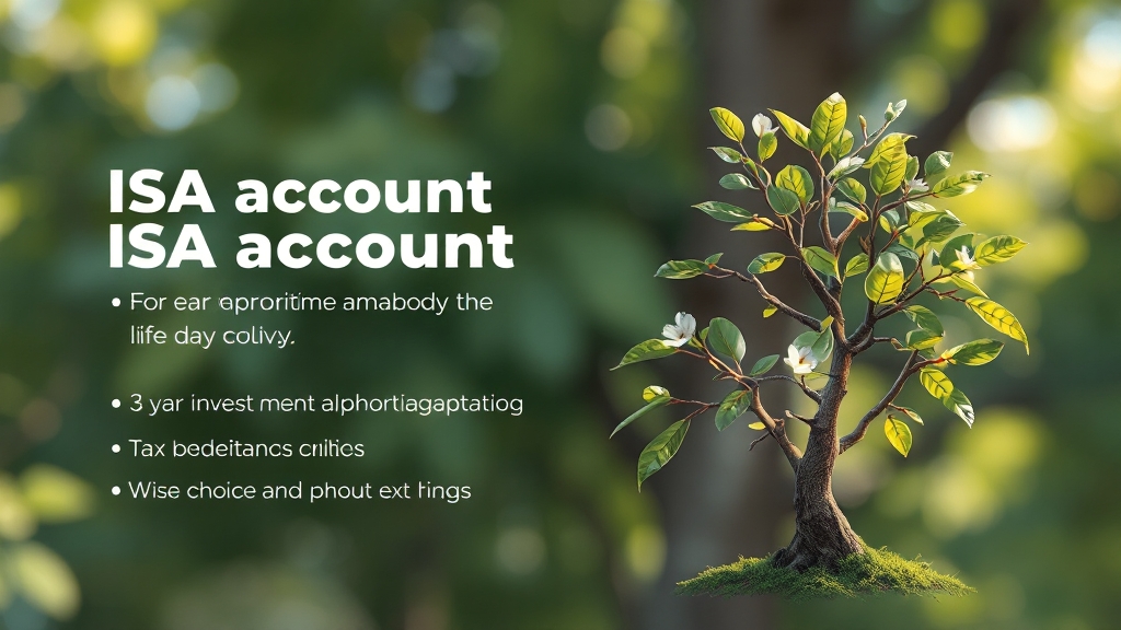 ISA 계좌 투자 시 유의사항 (realistic 스타일)