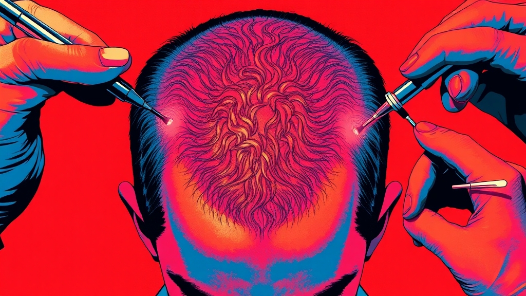 모발이식의 핵심 원리 (popart 스타일)