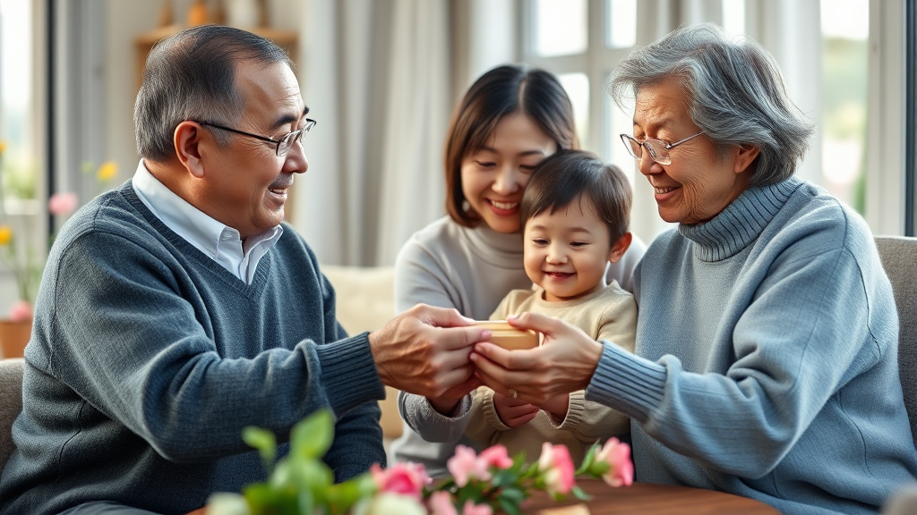 2026년 조부모 증여세 면제 한도 총정리 (realistic 스타일)