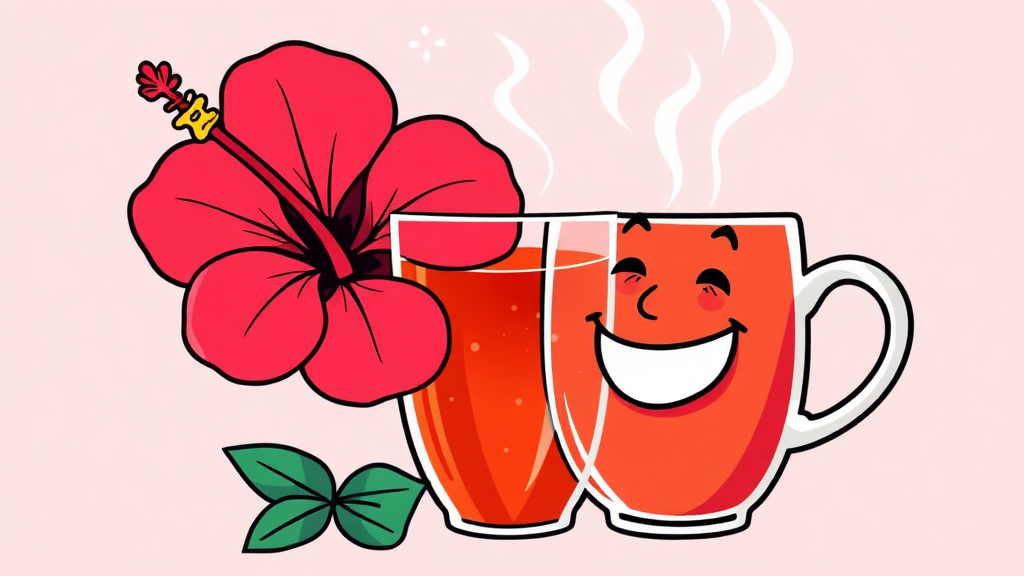 무궁화 다이어트 섭취 방법 (cartoon 스타일)