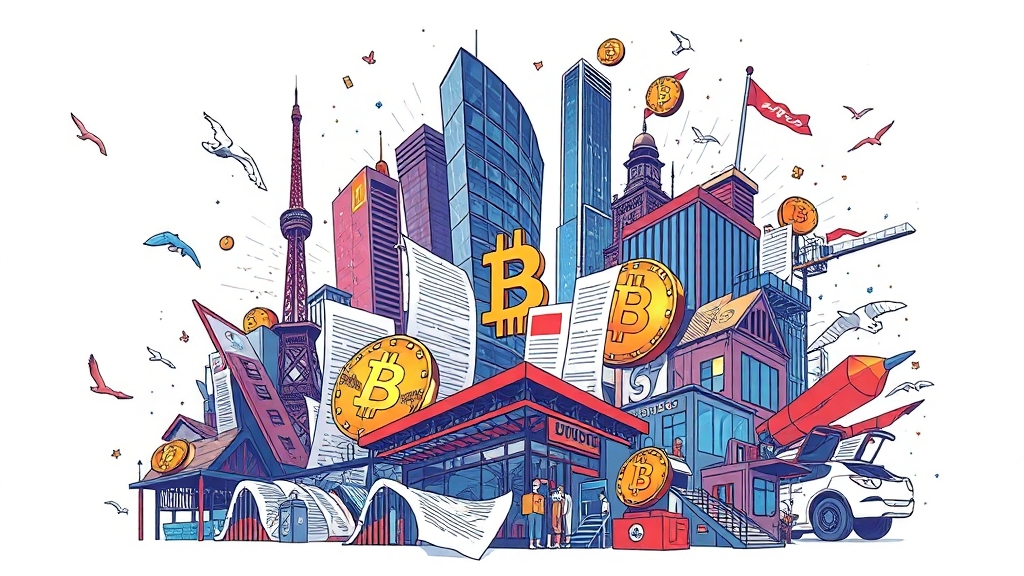 기업 및 브랜드 뉴스 업데이트 (illustration 스타일)