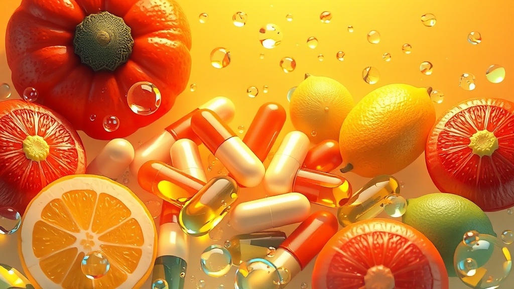 수용성 vs 지용성 비타민: 차이 & 섭취법 (illustration 스타일)