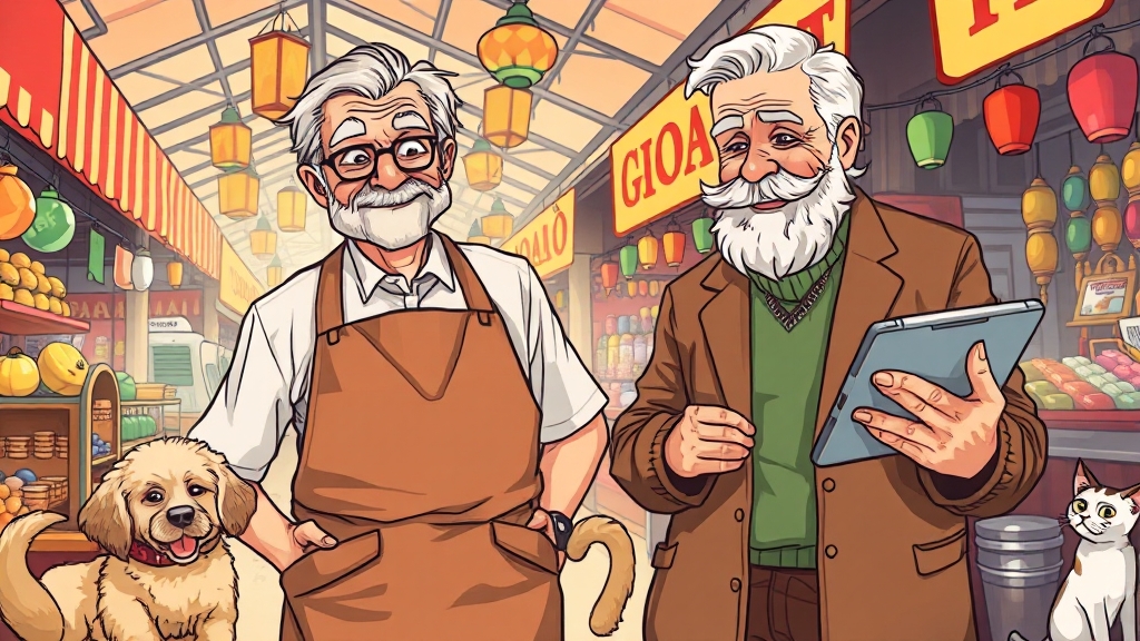 시장형 일자리 사례 및 전망 (illustration 스타일)