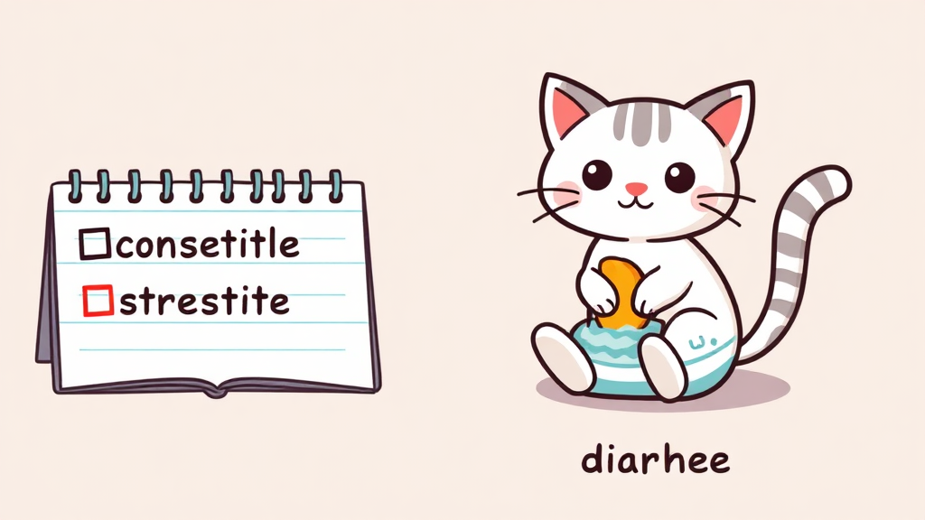 변비와 설사, 어떻게 구분하고 기록해야 할까요? (cartoon 스타일)