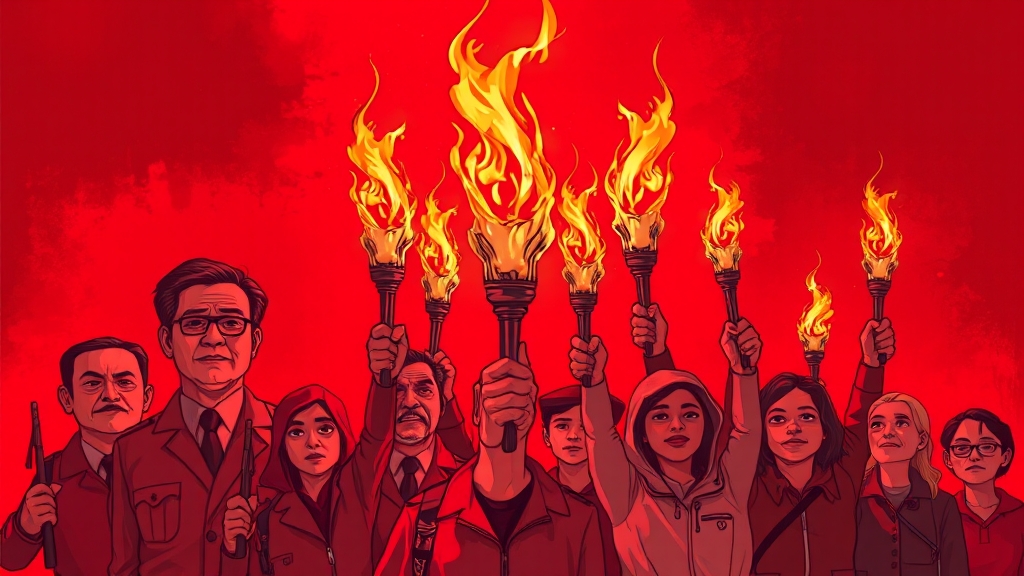 결론: 성찰과 변화 필요 (illustration 스타일)