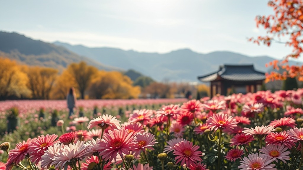 축제 방문 후기 & 주변 관광 정보 (realistic 스타일)