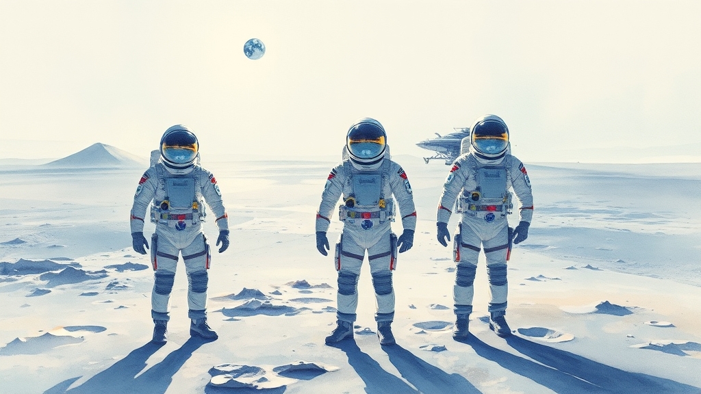 달 탐사 프로젝트 설정 (watercolor 스타일)